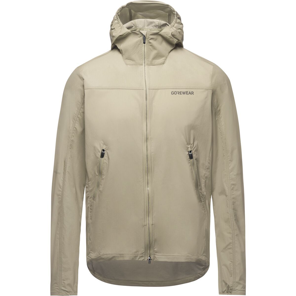 GOREWEAR GOREWEAR Fernflow Hooded Windbreaker - Men's Tech Beige, S