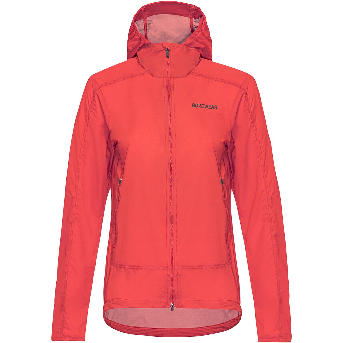 GOREWEAR GOREWEAR Fernflow Hooded Windbreaker - Women's Coral Red, XS