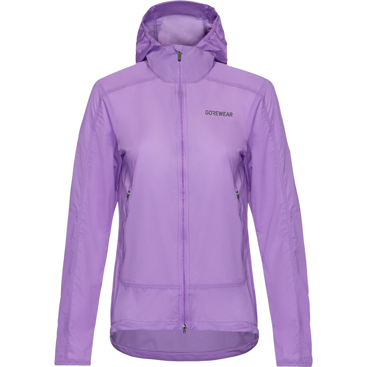 GOREWEAR Fernflow Hooded Windbreaker - Women's Scrub Purple, S