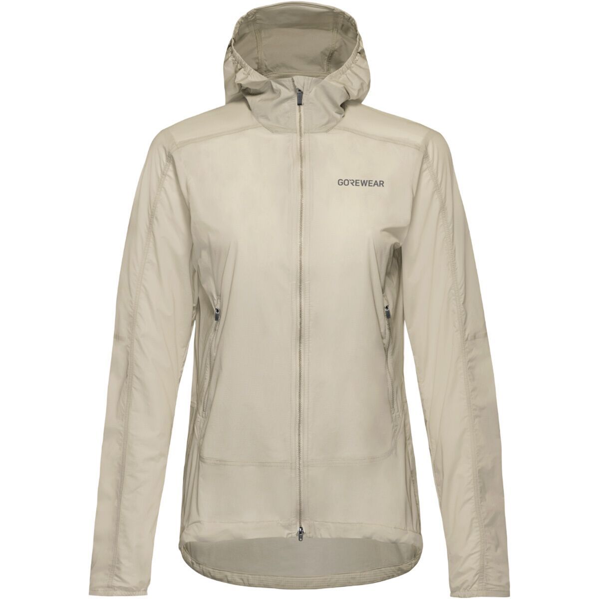 GOREWEAR GOREWEAR Fernflow Hooded Windbreaker - Women's Tech Beige, S