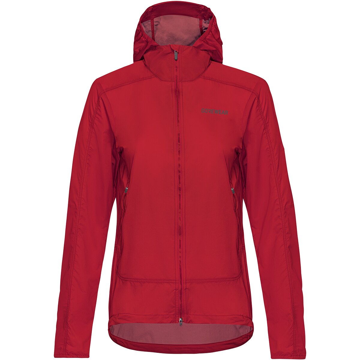 GOREWEAR GOREWEAR Fernflow Hooded Windbreaker - Women's Utility Red, L