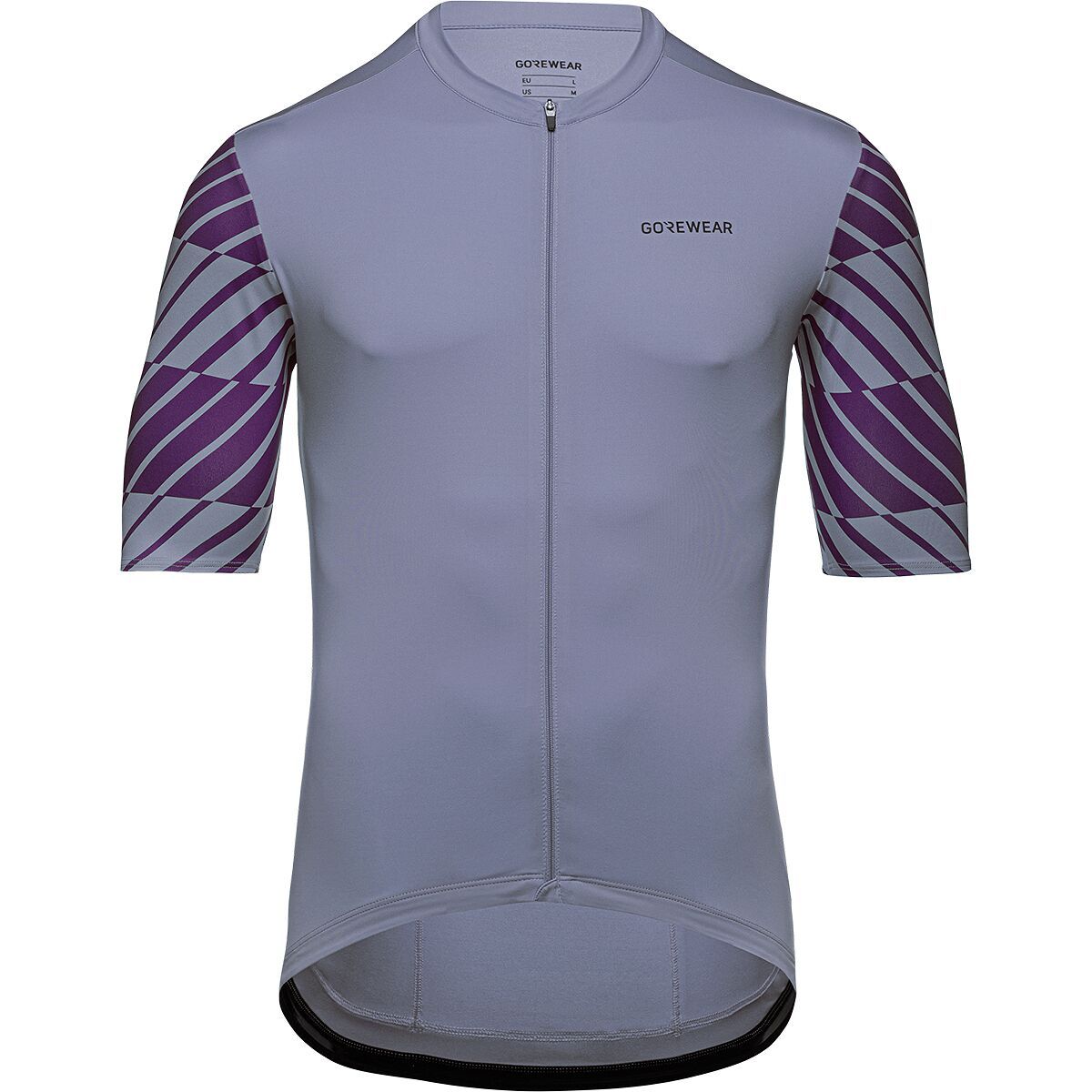GOREWEAR GOREWEAR SWIFTRIDE Optical Jersey - Men's Amethyst Grey/Purple Indigo, US XL/EU XXL