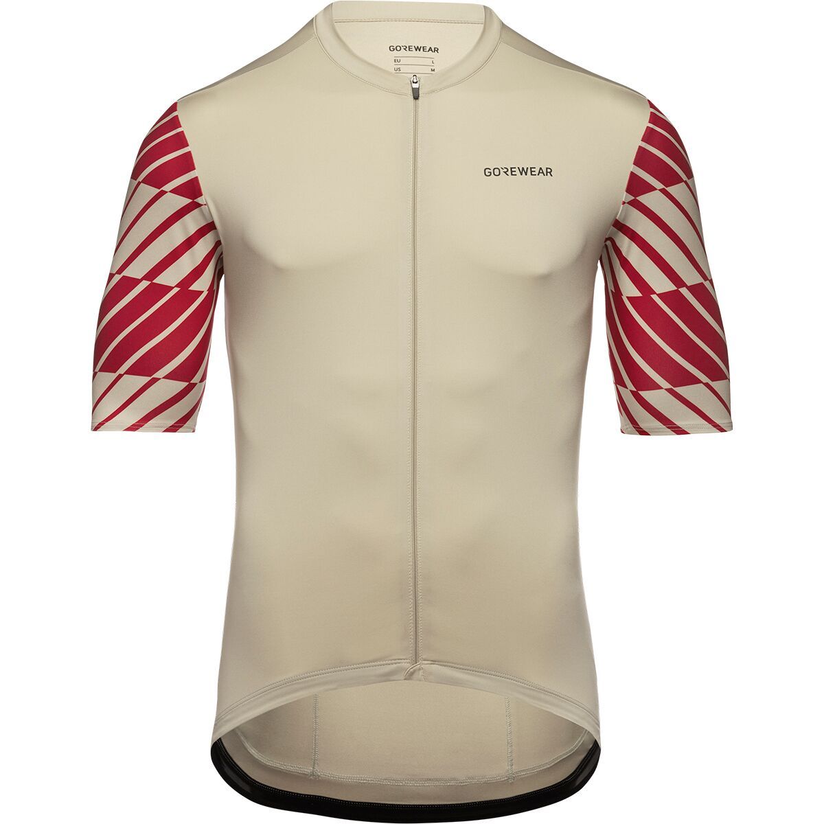 GOREWEAR GOREWEAR SWIFTRIDE Optical Jersey - Men's Tech Beige/Utility Red, US XL/EU XXL