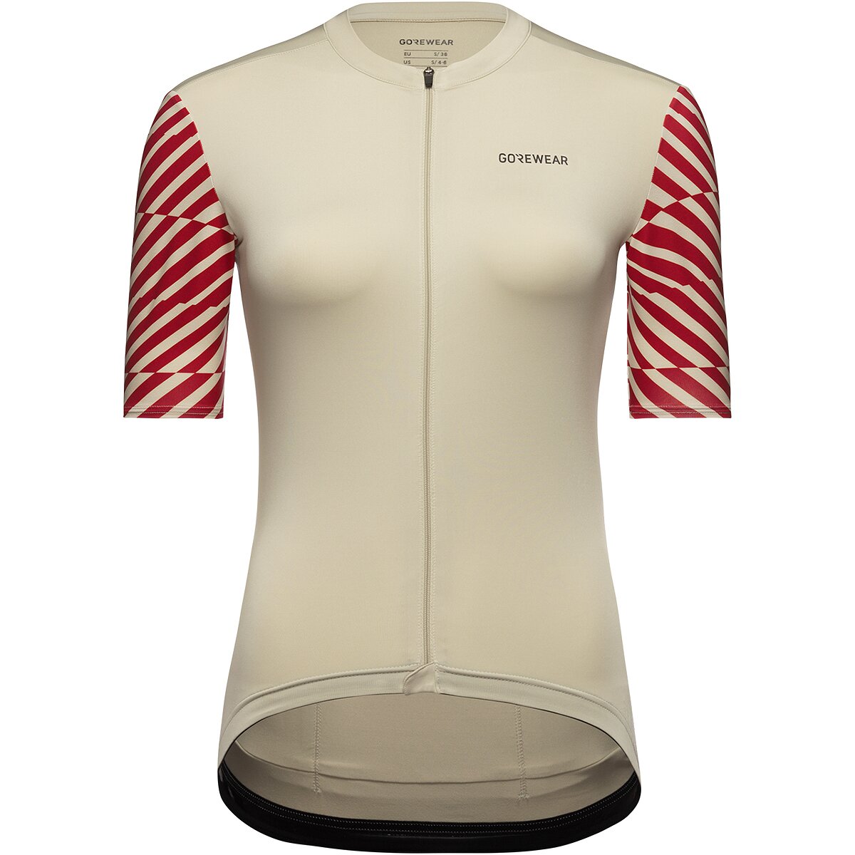 GOREWEAR GOREWEAR SWIFTRIDE Optical Jersey - Women's Tech Beige/Utility Red, XS/0-2
