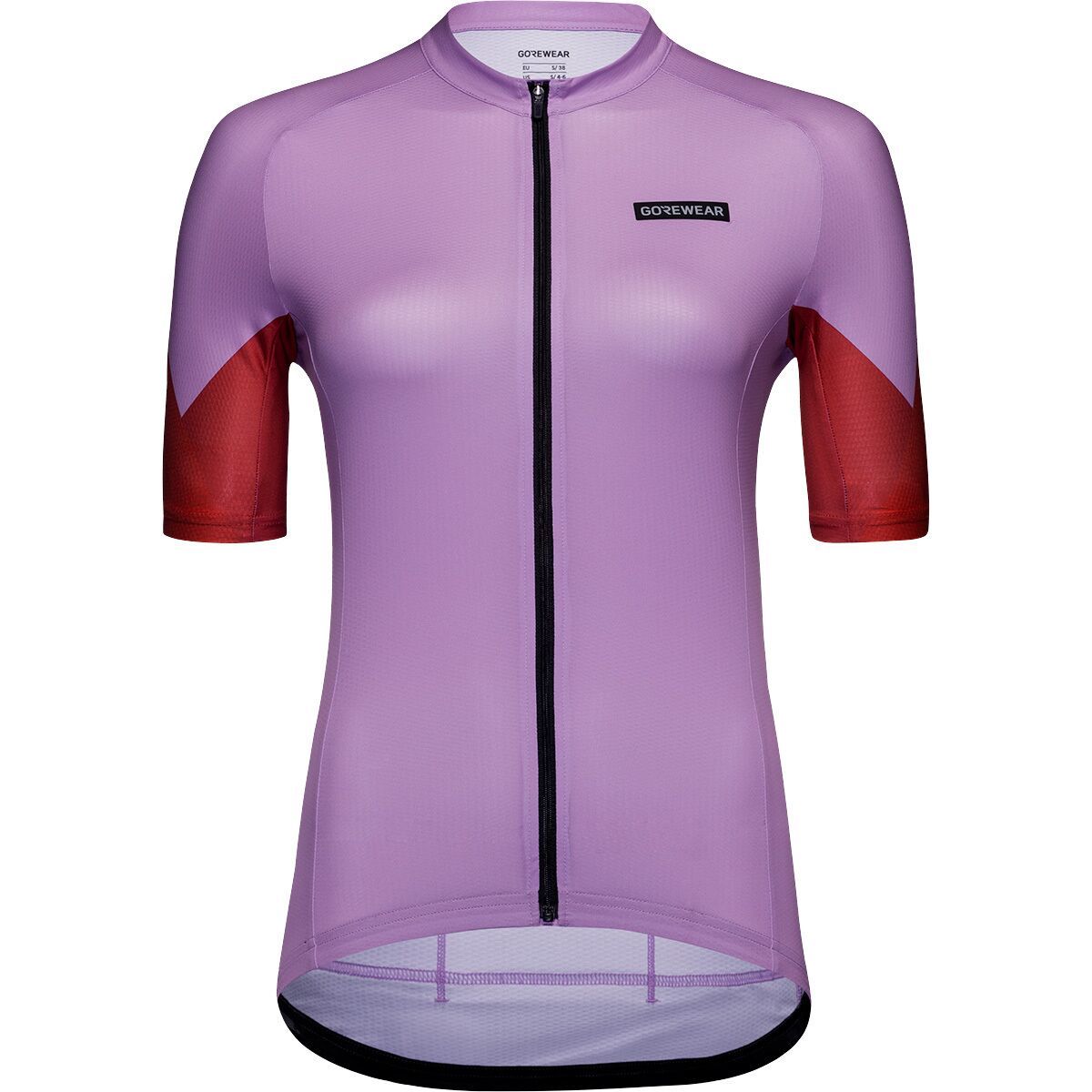 Gorewear GOREWEAR Spirit Triangles Jersey - Women's Scrub Purple/Lab Red, L/12-14