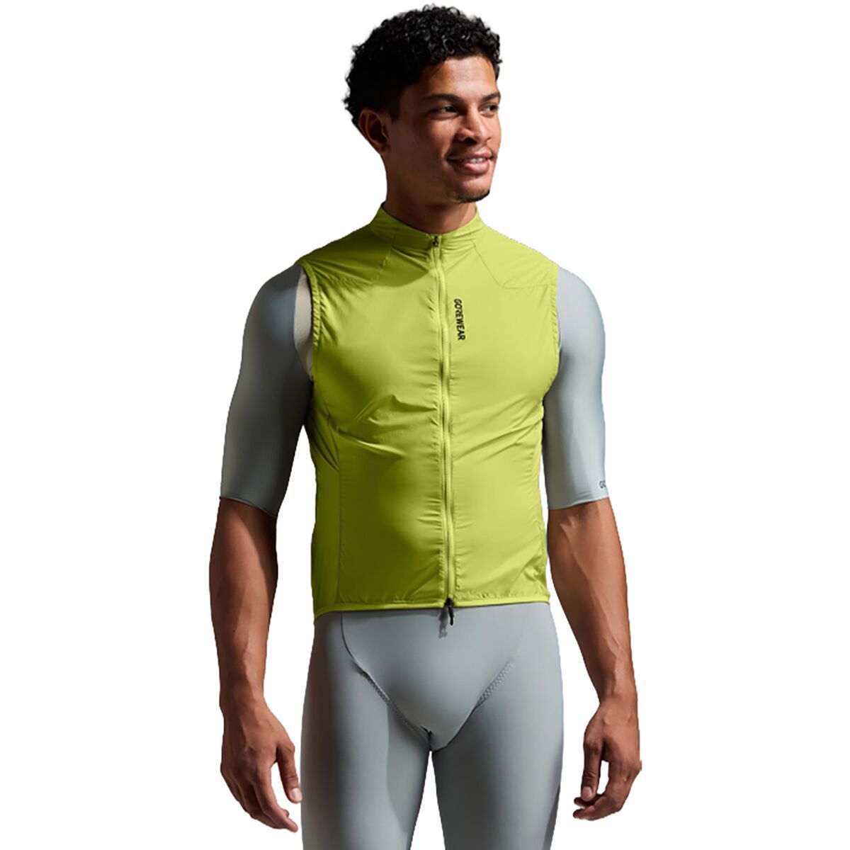 GOREWEAR GOREWEAR Distance Windbreaker Vest - Men's Lime Yellow, S