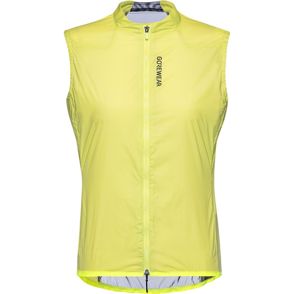 GOREWEAR Distance Windbreaker Vest - Women's Lime Yellow, XL