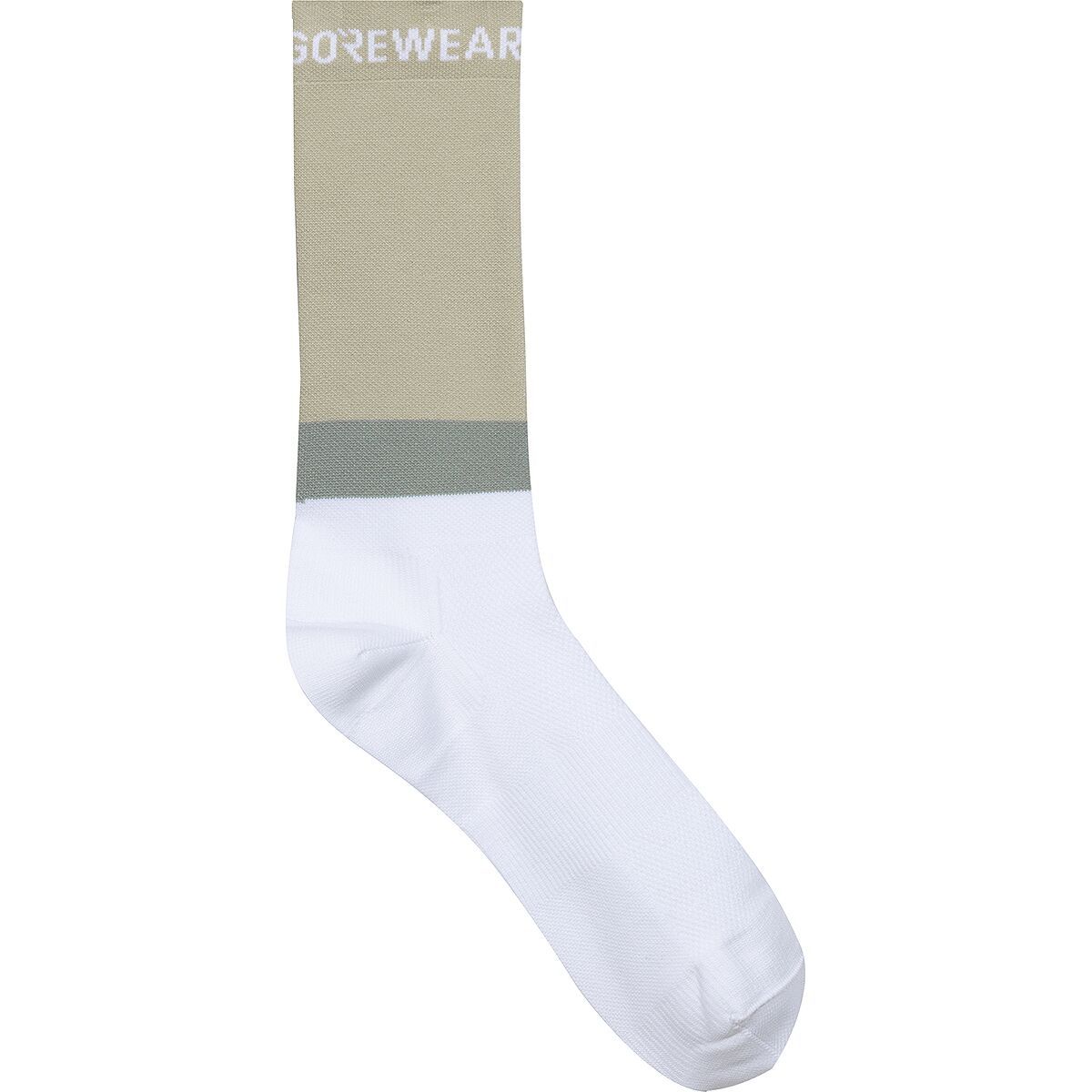 GOREWEAR GOREWEAR Essential Block Socks White/Tech Beige, 8.0-9.5 - Men's