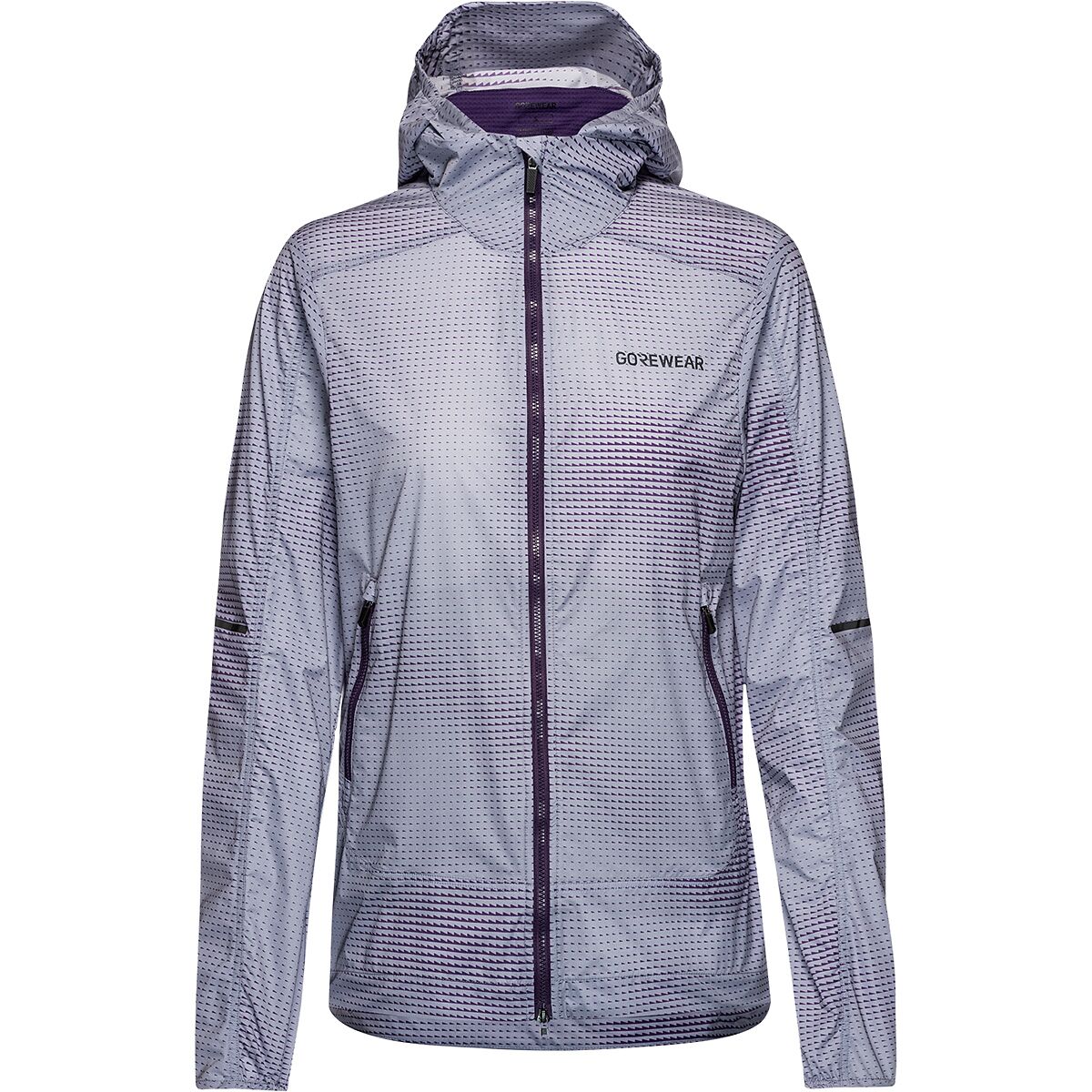 GOREWEAR GOREWEAR FERNFLOW Haze Windbreaker - Women's Arrow Amethyst Grey/Purple Indigo, M