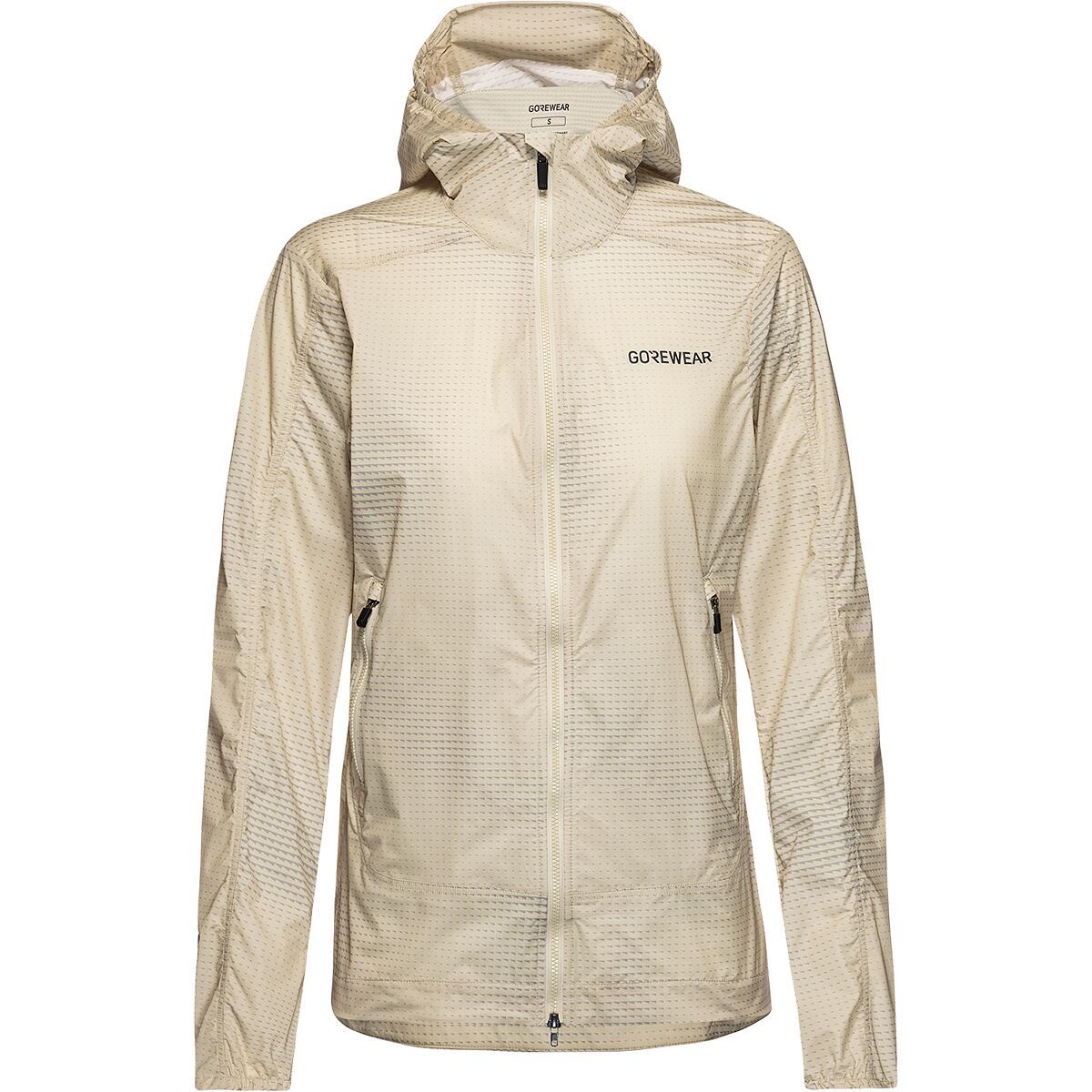 GOREWEAR GOREWEAR FERNFLOW Haze Windbreaker - Women's Arrow Tech Beige/Lab Gray, M