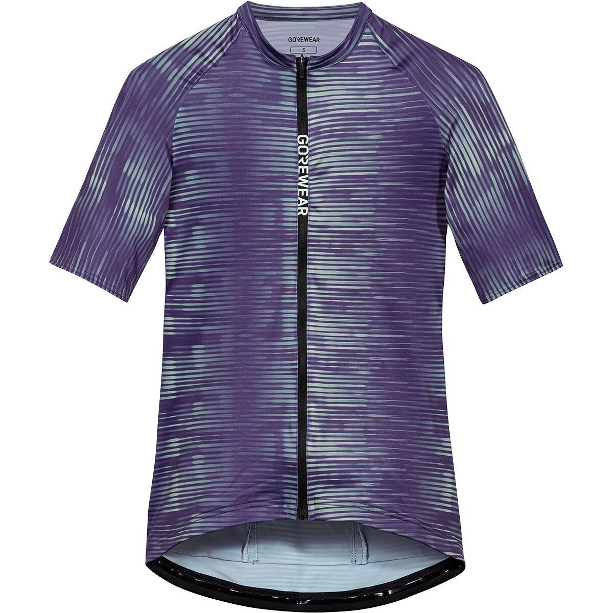 GOREWEAR GOREWEAR SPINSHIFT Pixel Short-Sleeve Jersey - Women's Purple Indigo/Spring Green, L
