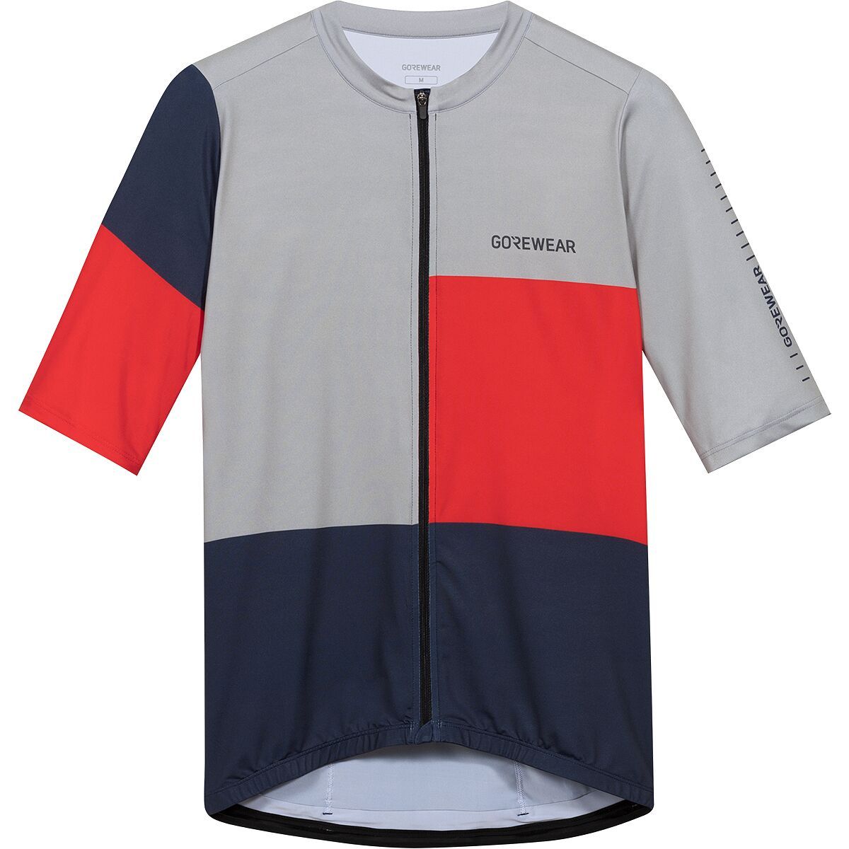 GOREWEAR GOREWEAR SWIFTRIDE Block Short-Sleeve Jersey - Men's Lab Graphite/Lab Red, S