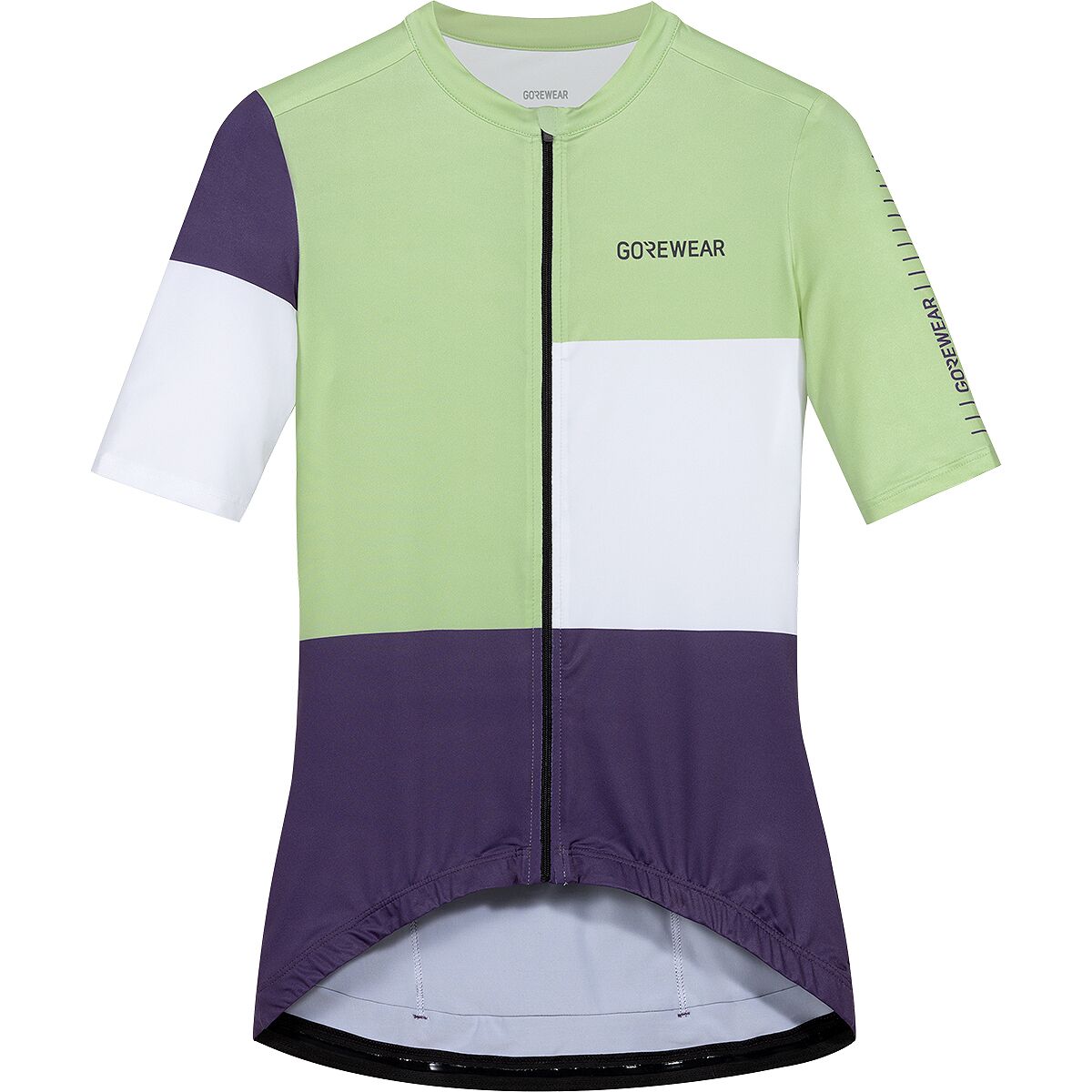 GOREWEAR GOREWEAR SWIFTRIDE Block Short-Sleeve Jersey - Women's Spring Green/White, XS