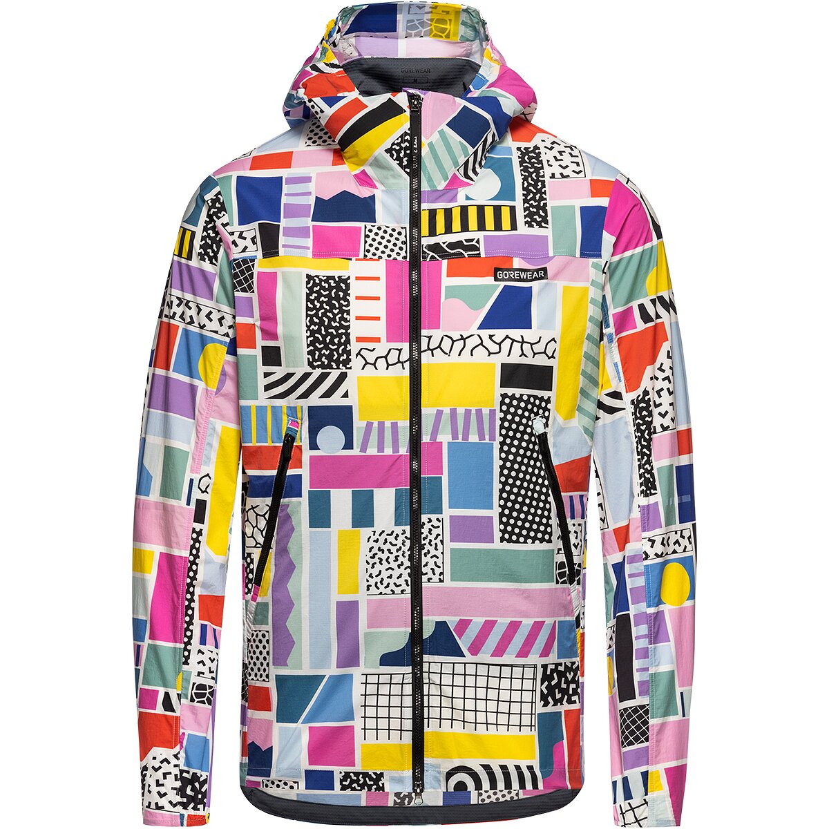 GOREWEAR GOREWEAR FERNFLOW x Dr. Curtis Hooded Windbreaker - Men's Multicolor, XL