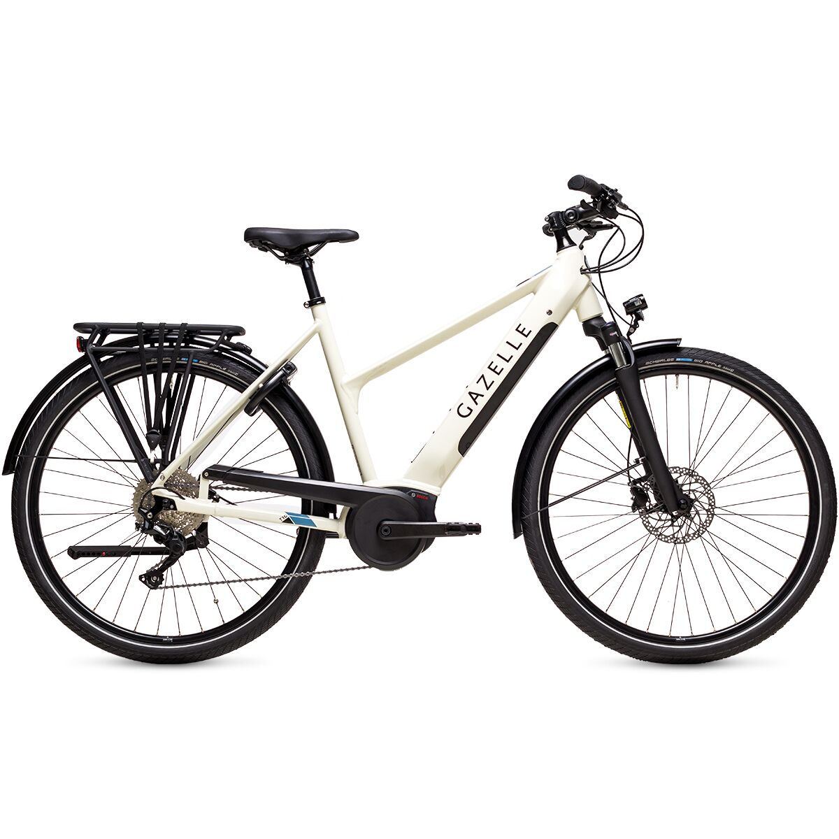 Gazelle Medeo T10 e-Bike Ivory Gloss, 45cm/Mid Step -  G2390