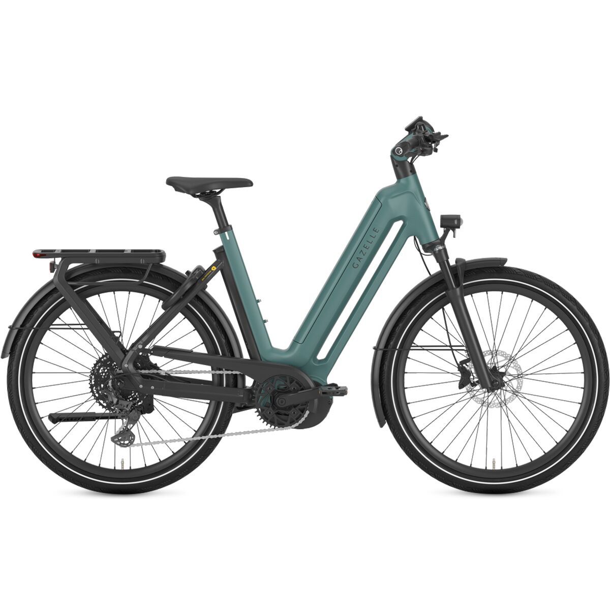 Gazelle Eclipse T11+ E-Bike Thyme Green, 50cm/Low Step