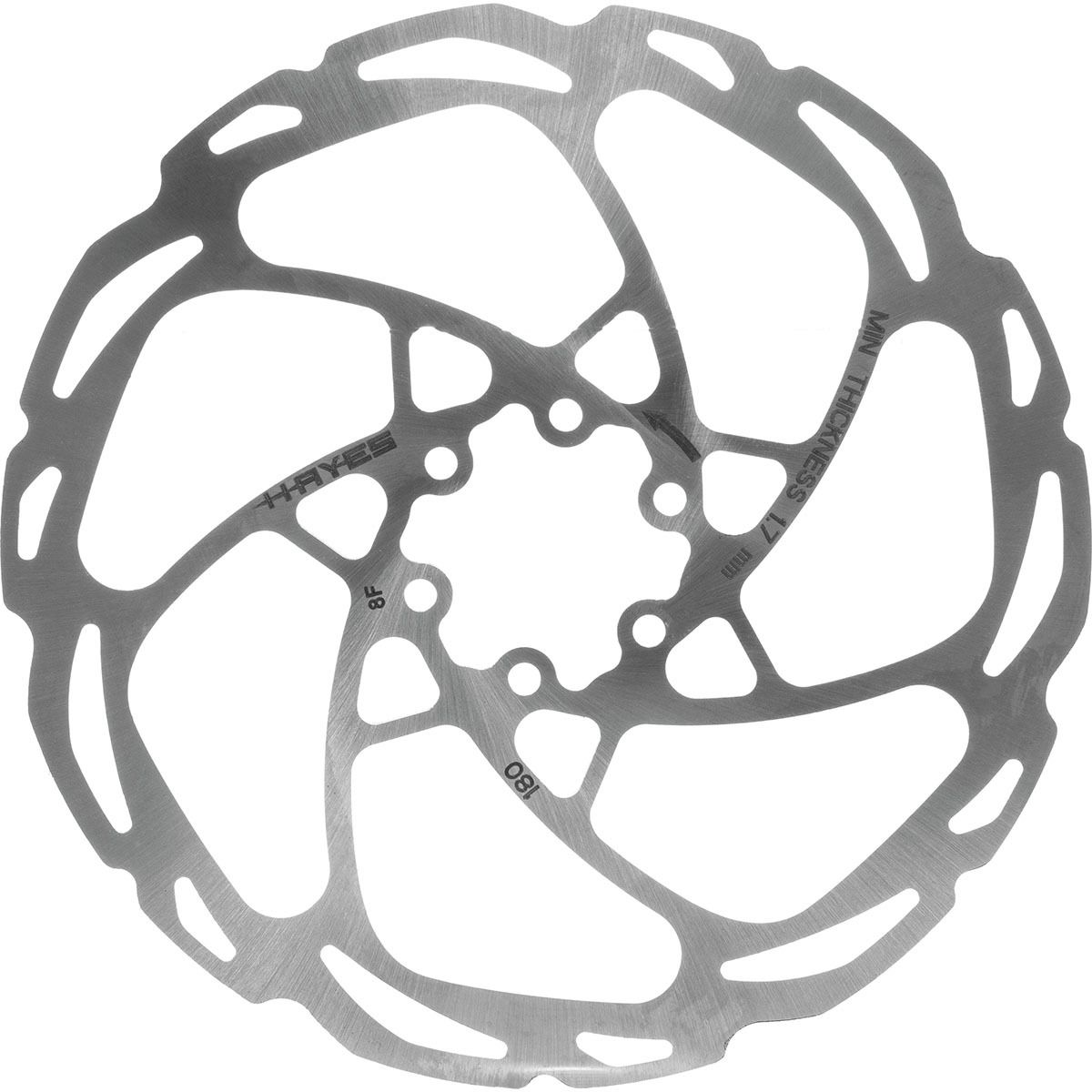 Hayes D-Series Brake Rotor Silver, 180mm