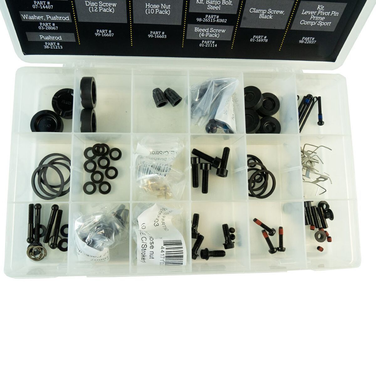 Hayes Prime Comp/Sport Small Parts Kit Black, Prime Comp/Sport