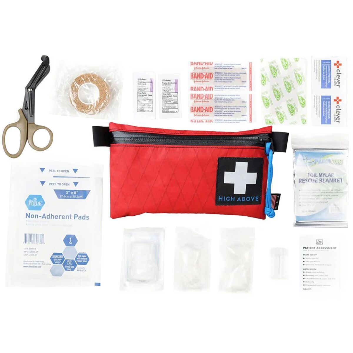 High Above High Above Trail First Aid Kit Red, One Size