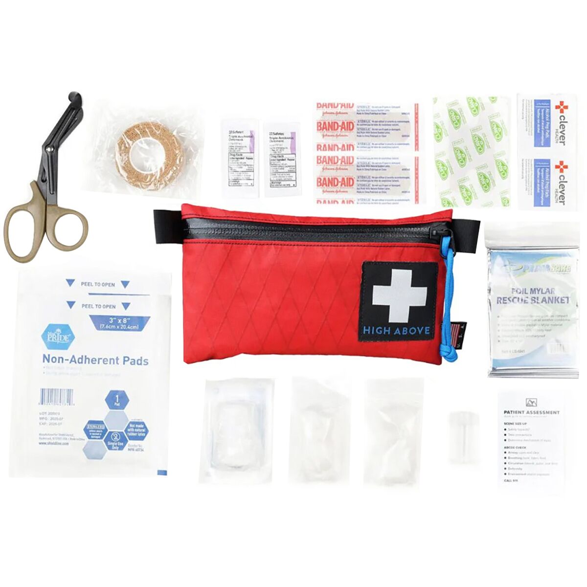High Above High Above Trail First Aid Kit Red, One Size