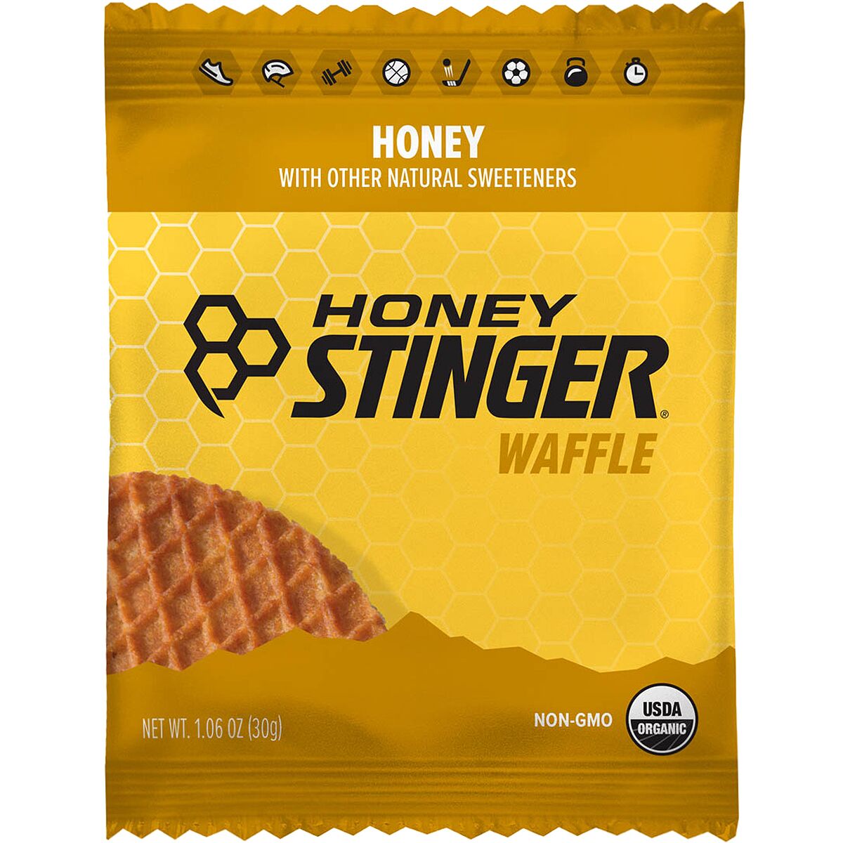 Honey Stinger Honey Stinger Organic Waffle - 6-Pack Honey, One Size