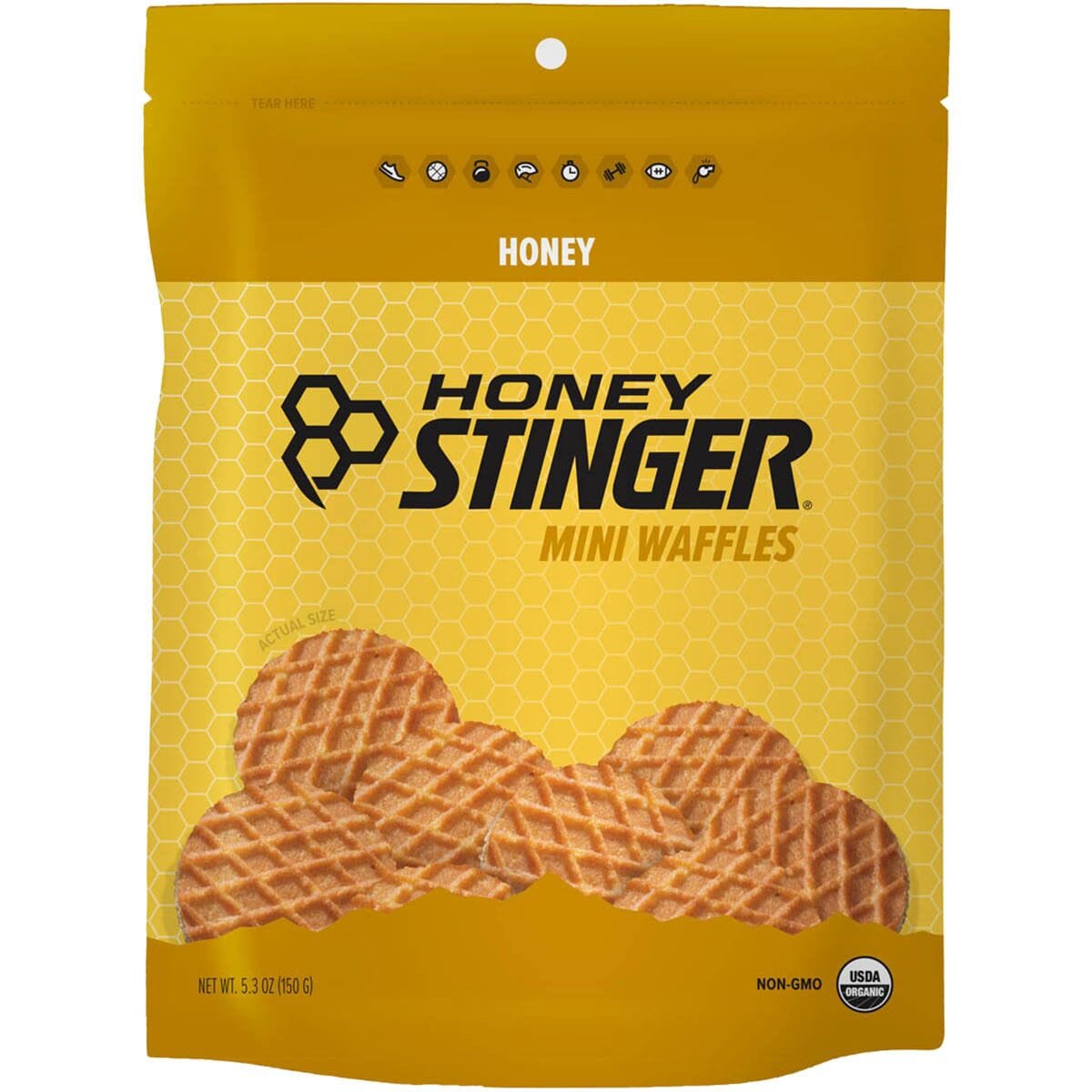 Honey Stinger Mini Waffles Honey, 5oz