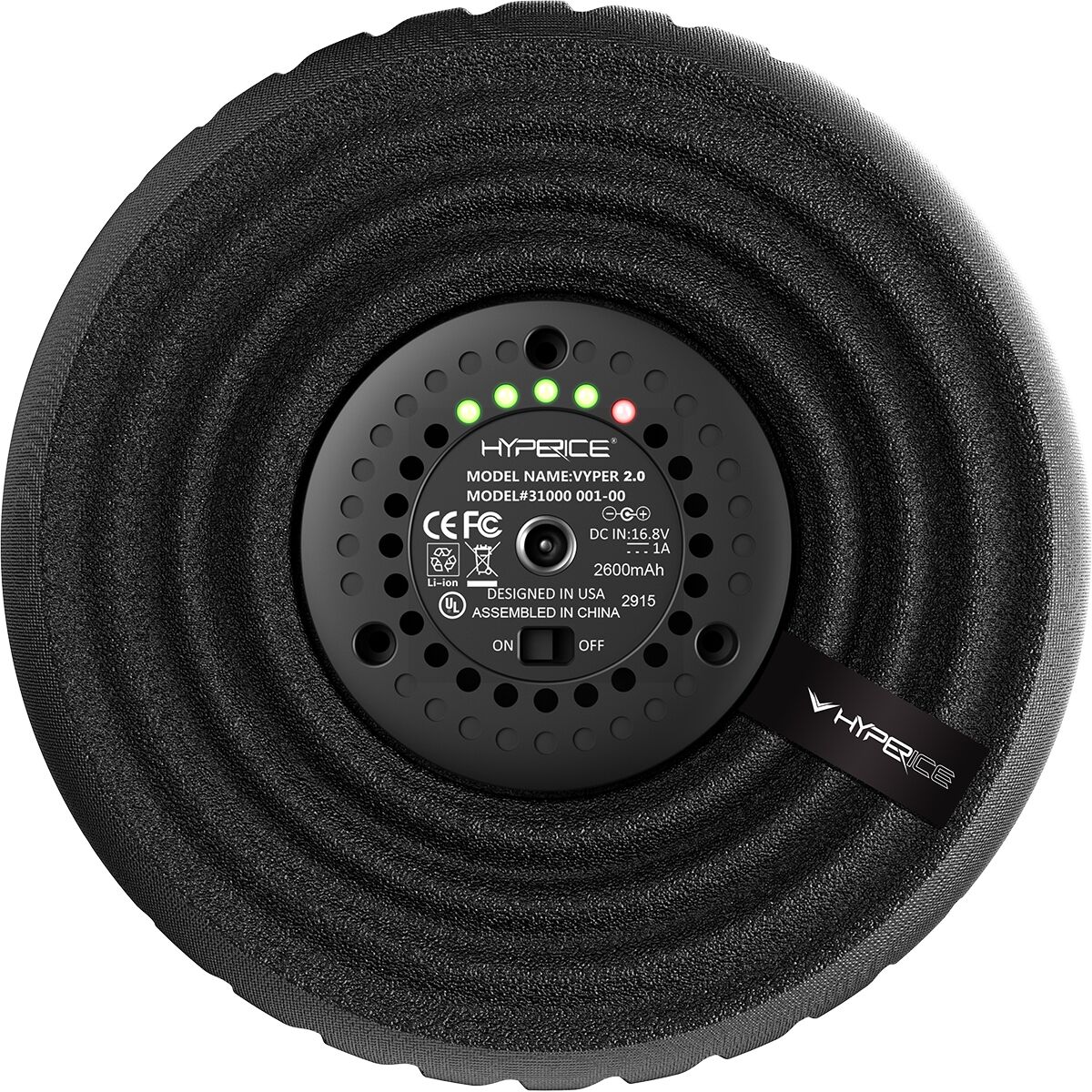 Hyperice Vyper 2.0 Vibrating Fitness Roller - Accessories