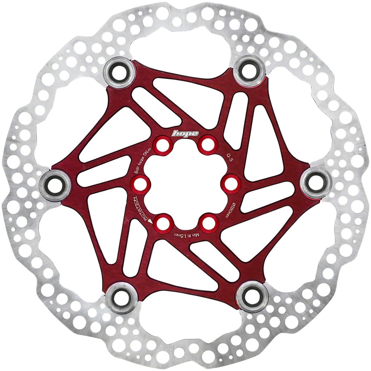 Hope Technology | Floating Disc Rotor | Red | 200Mm