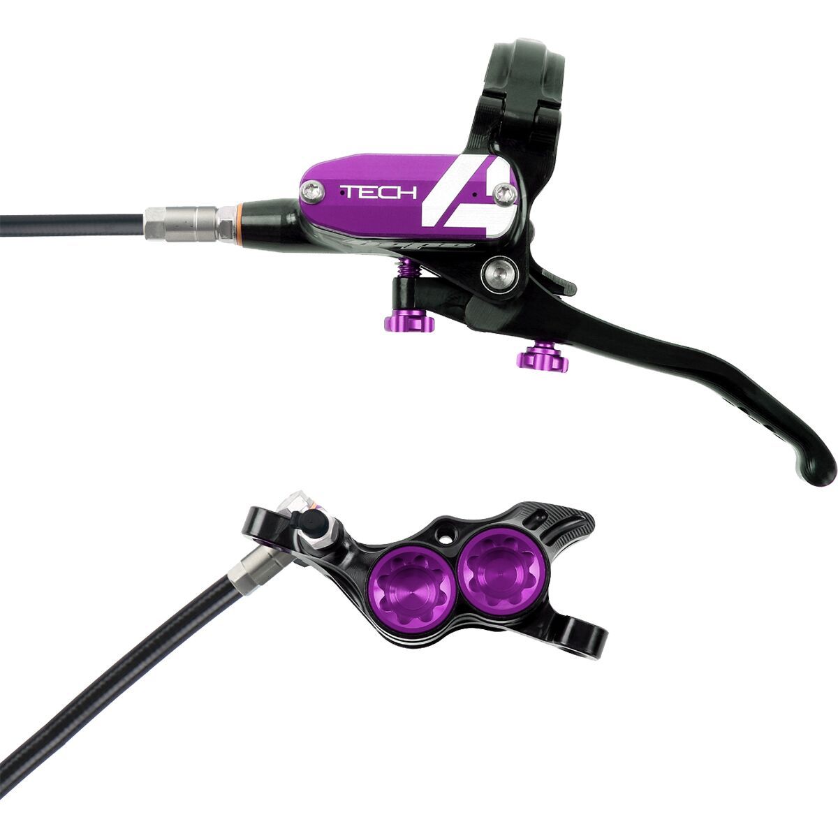 Hope Hope Hope Tech 4 E4 Disc Brake and Lever Set Red, Front