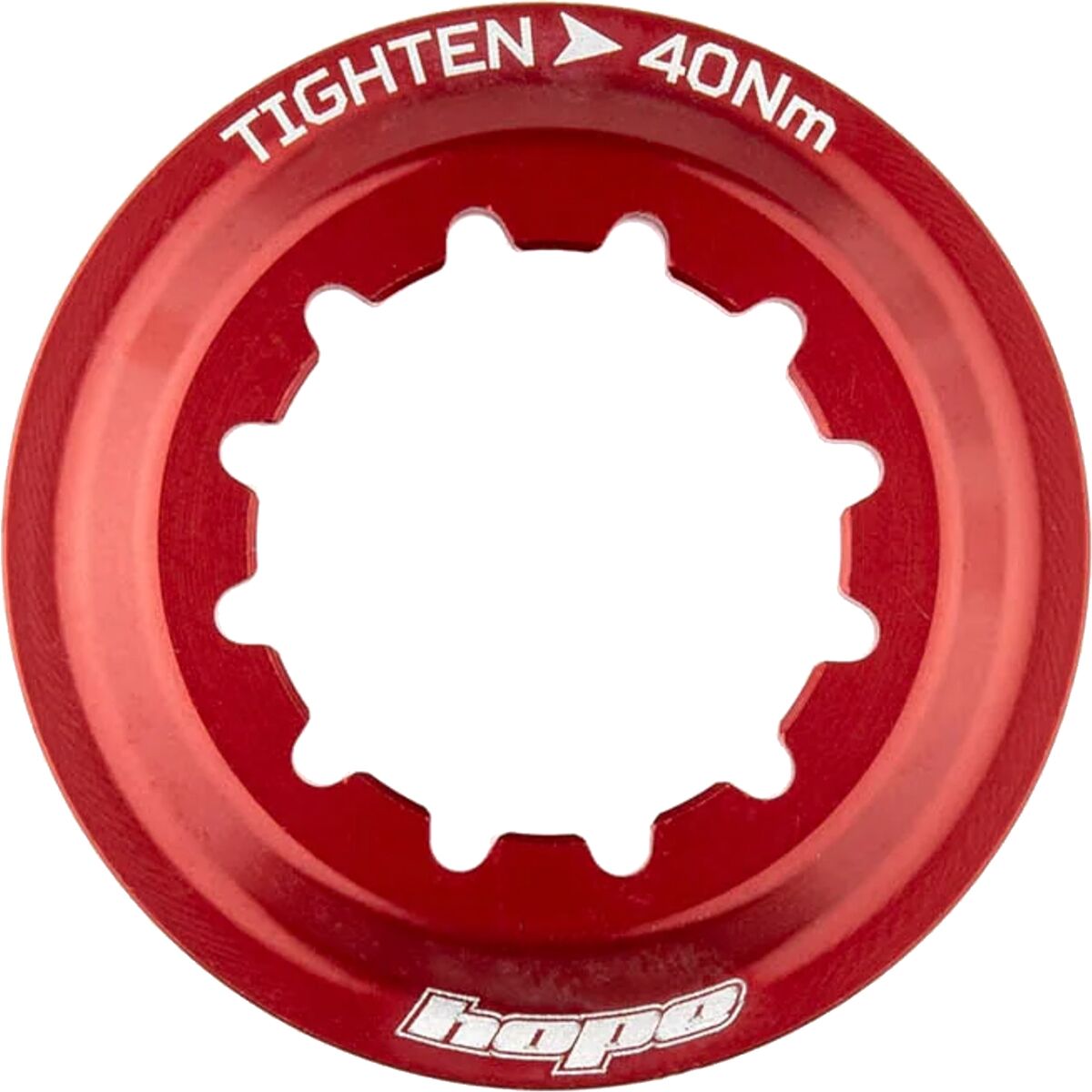 Hope Technology | Center Lock Disc Lockring Red