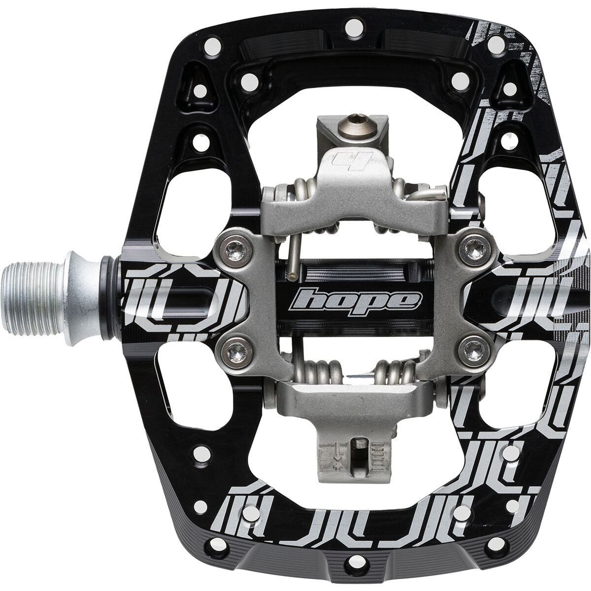 Hope GC Union Clip Pedals Black, Dual Sided Clipless with Platform