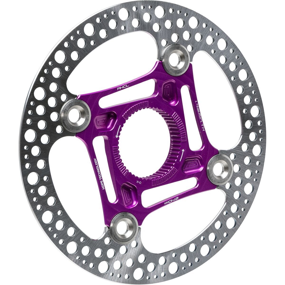 Hope Hope RX Center Lock Disc Rotor Red, 140mm