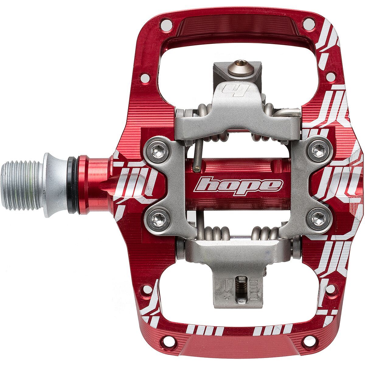 Hope Hope TC Union Dual Sided Clip Pedals Red, One Size