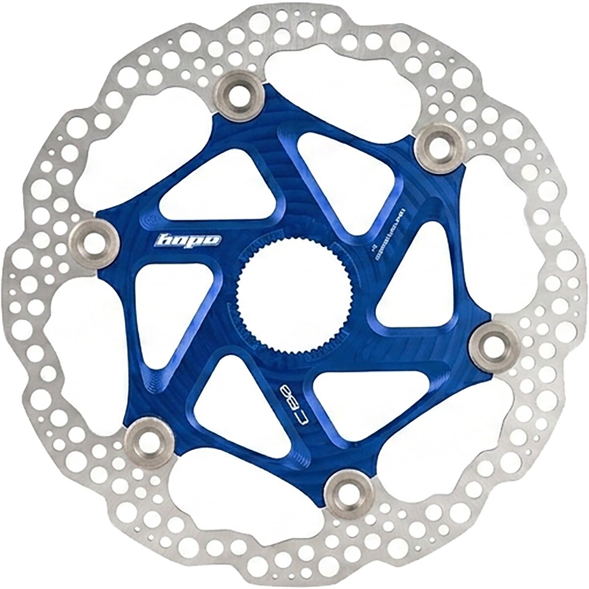 Hope Technology | Mtb Centre Lock Disc Rotor | Blue | 203