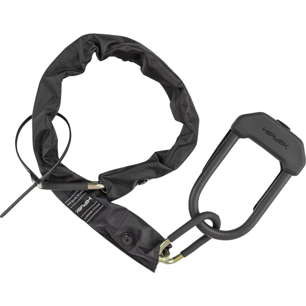 Hiplok Hiplok E-DX Chain and U-Lock Combo Black, One Size