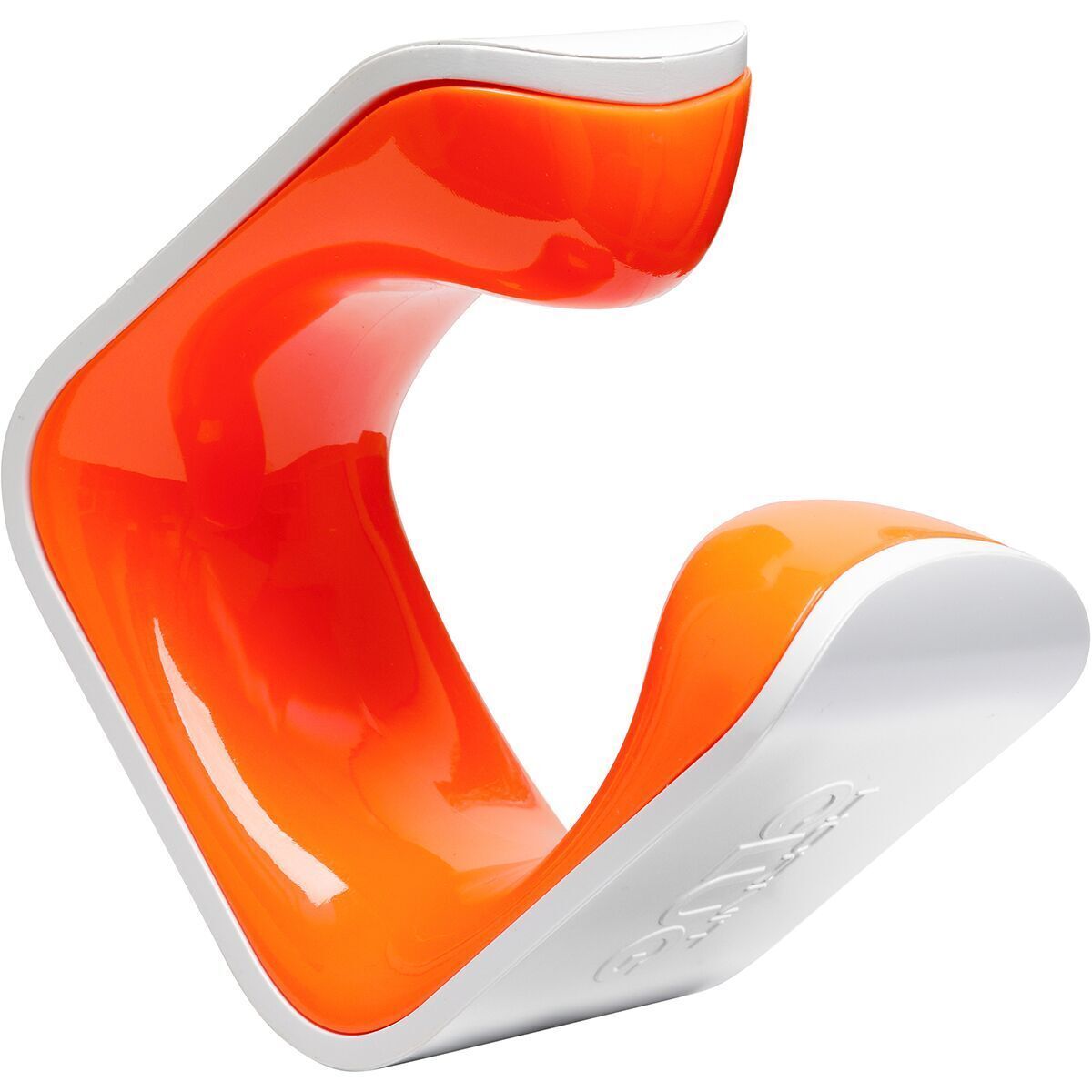 Hornit CLUG Roadie Bike Storage Rack White/Orange, 23mm-32mm (1-1.25in)