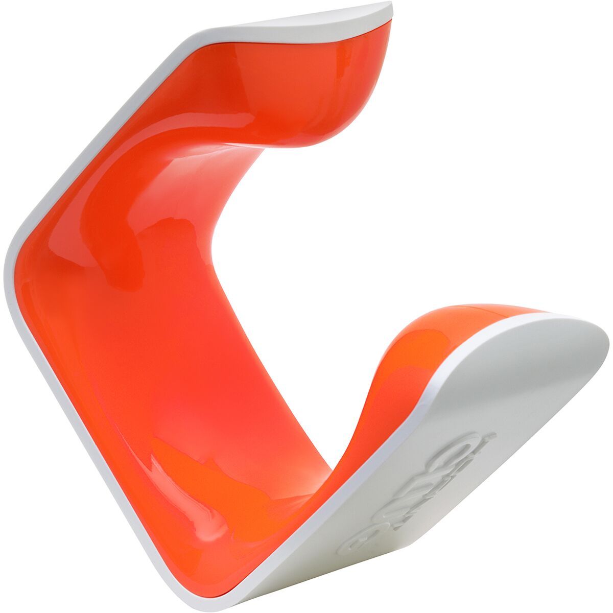 Hornit CLUG Plus Bike Storage Rack White/Orange, 70mm-81mm (2.75-3.2in)