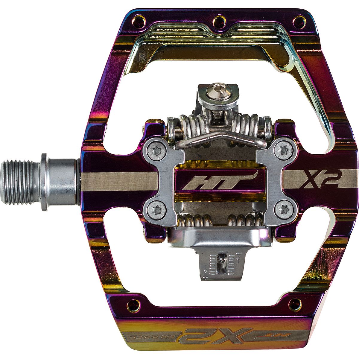 HT Components X2 Clipless Pedals Oil Slick, One Size