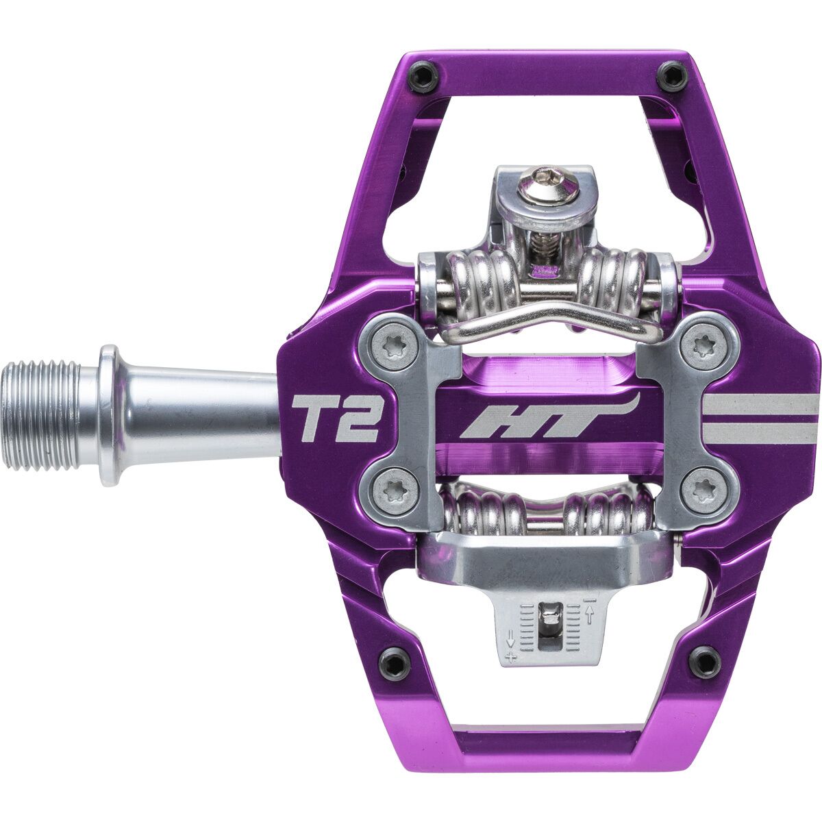 HT Components T2 Clipless Pedals Purple, One Size