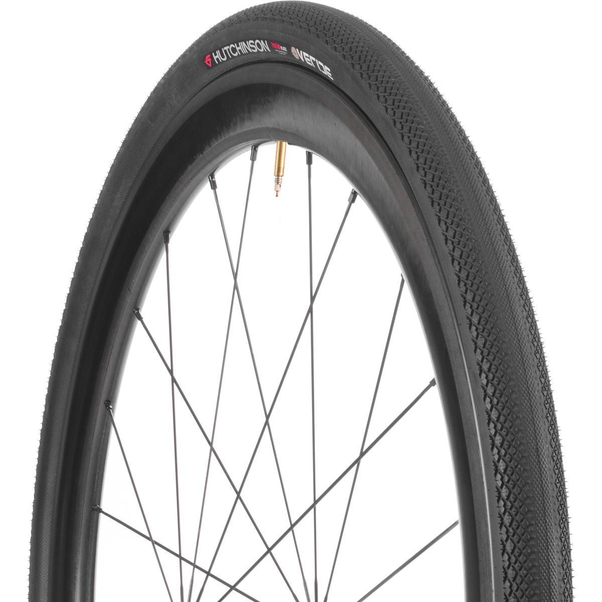 Hutchinson Overide Gravel Tire - Tubeless Black, Dual Compound, 700x35c