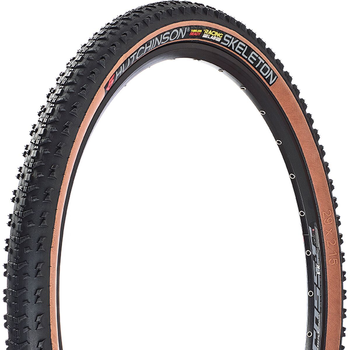 Hutchinson Hutchinson Skeleton Racing Lab 127tpi 29in Tire Black/Tan, 29x2.15