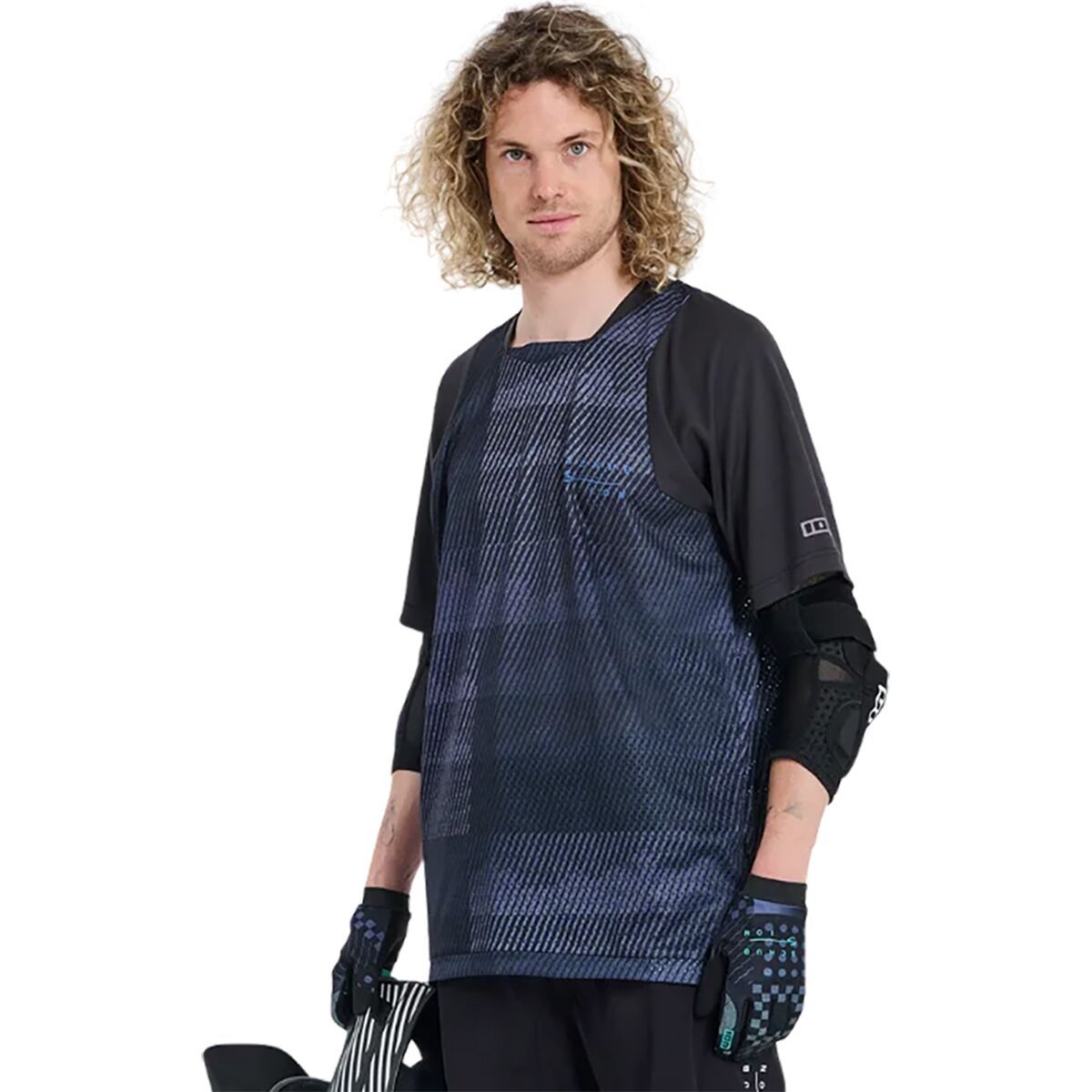 ION Scrub Short-Sleeve Jersey - Men's Black/Black, L