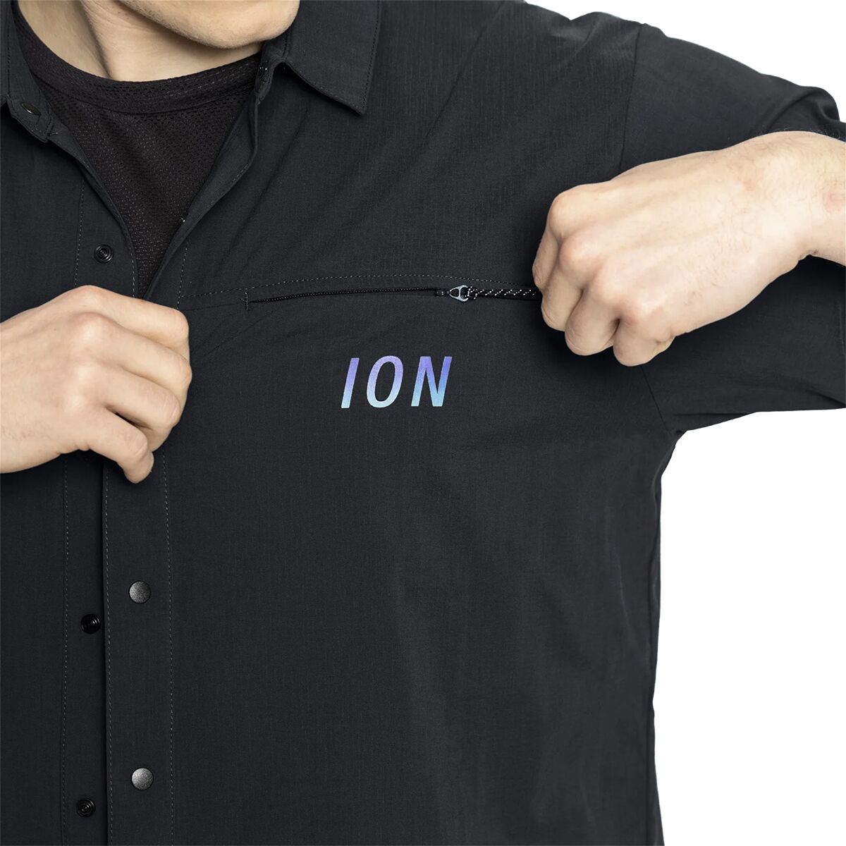 シャツ IONSEOUL Basic Air Crop Short Sleeve Shirt JP5D0007 IONSEOUL Original Logo Short Sleeve T-shirt (White) : 아이온서울
