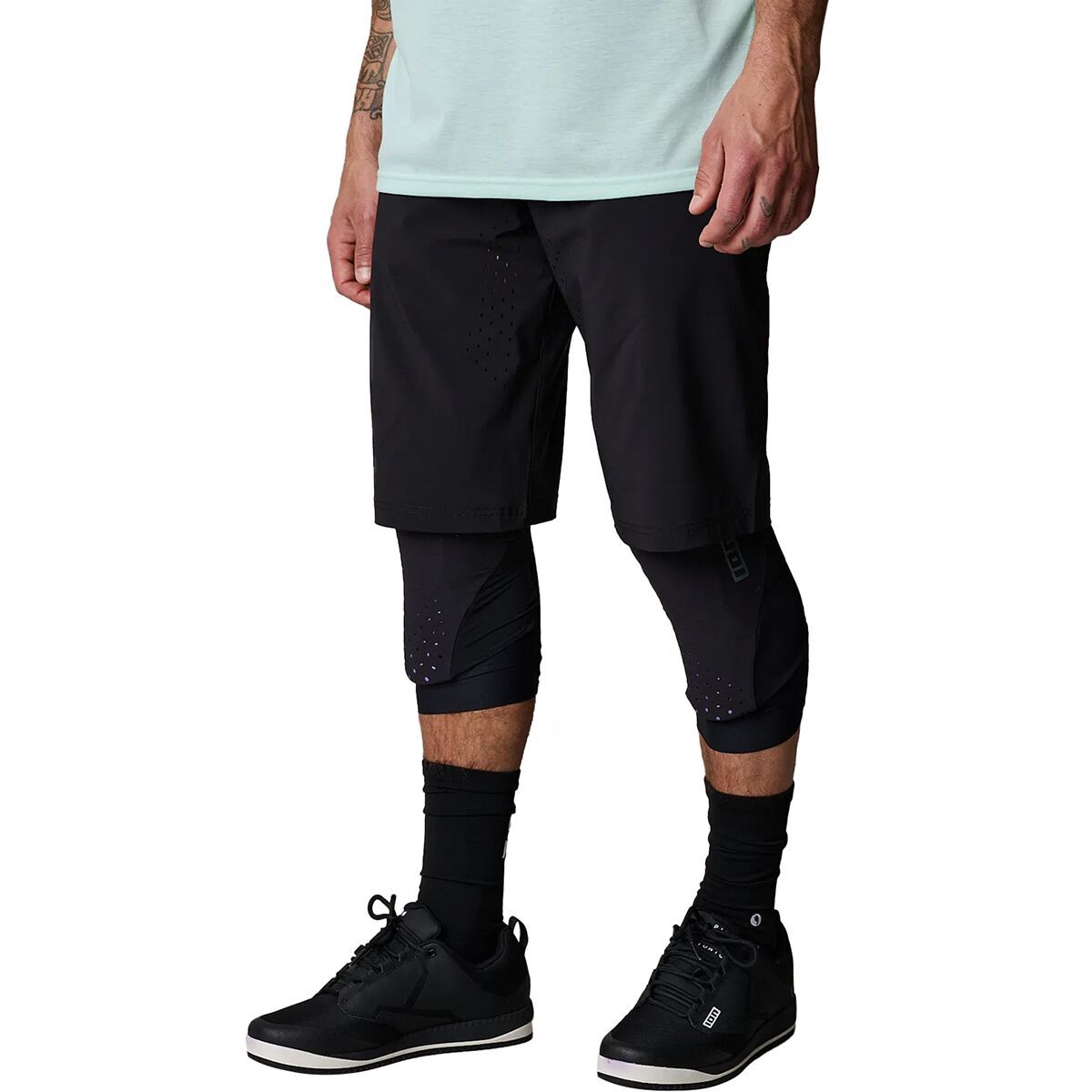 Ion ION Ionic LT Bike Shorts - Men's Black, XL