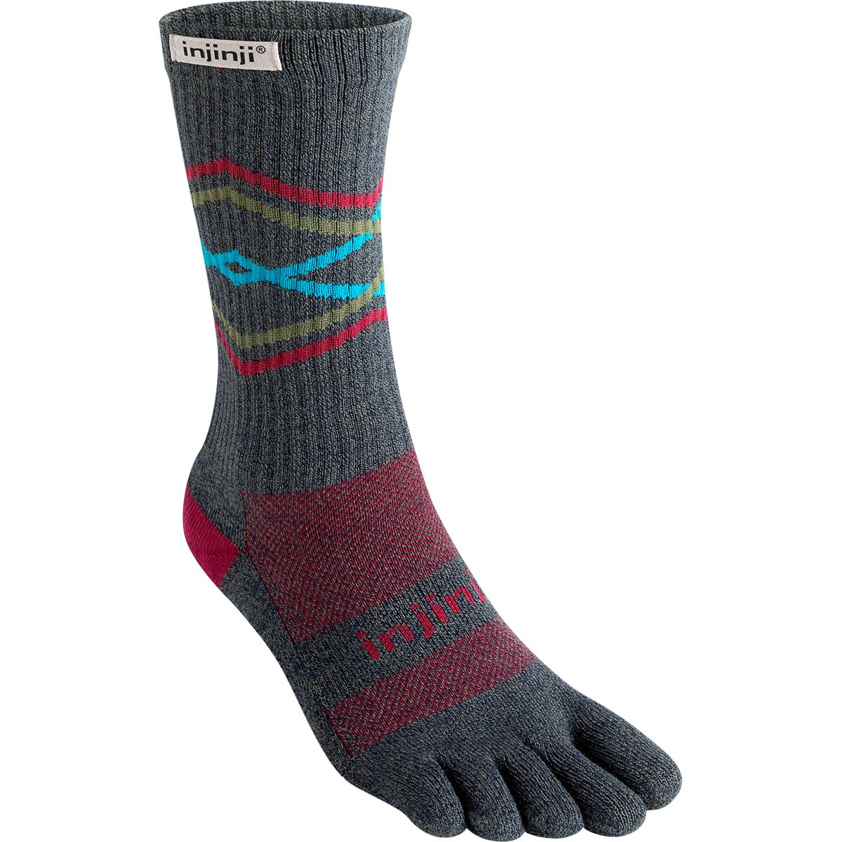 Injinji Injinji Trail Midweight Crew CoolMax Sock Peak, M