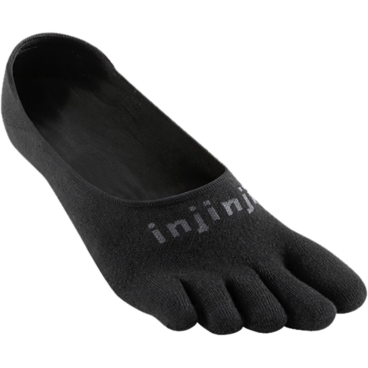 Injinji Sport Lightweight Hidden CoolMax Sock - Women's Black 2, S