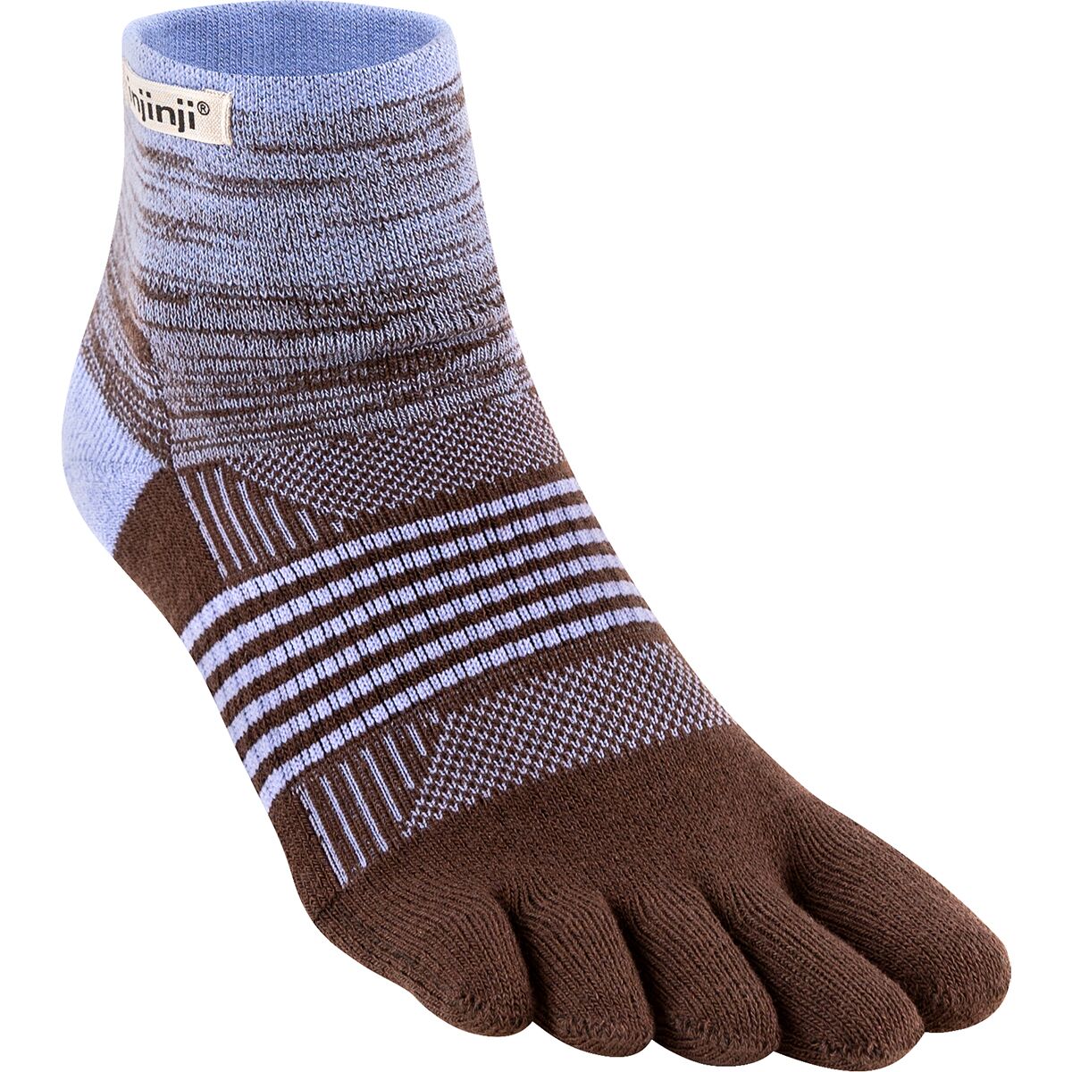 Injinji Injinji Trail Midweight Mini-Crew CoolMax Sock - Women's Periwinkle, M/L