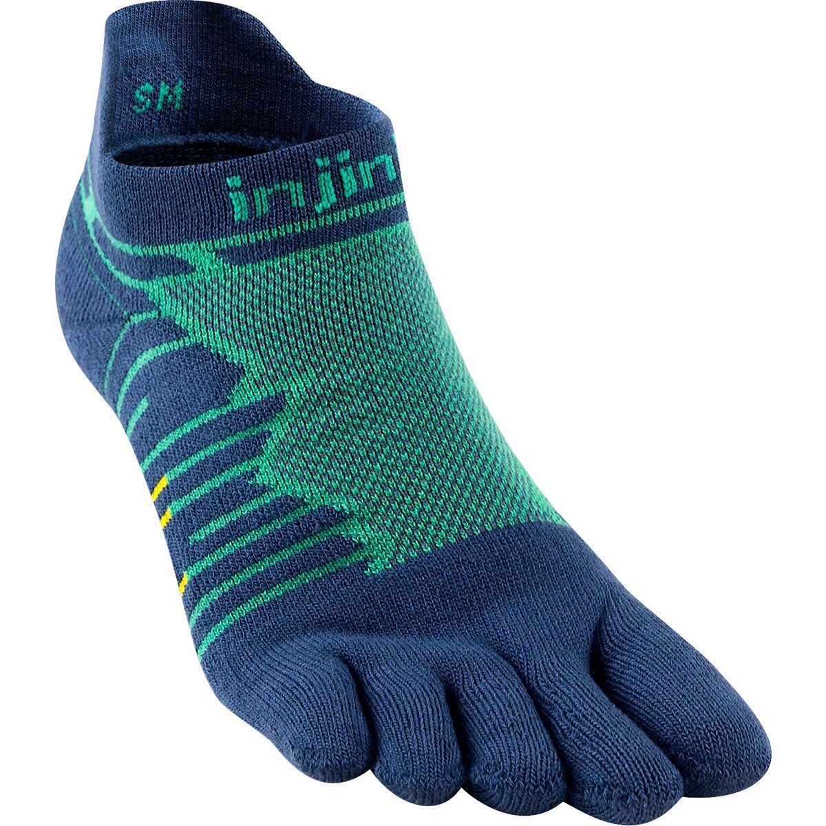 Injinji Ultra Run No-Show CoolMax Sock Poseidon, L
