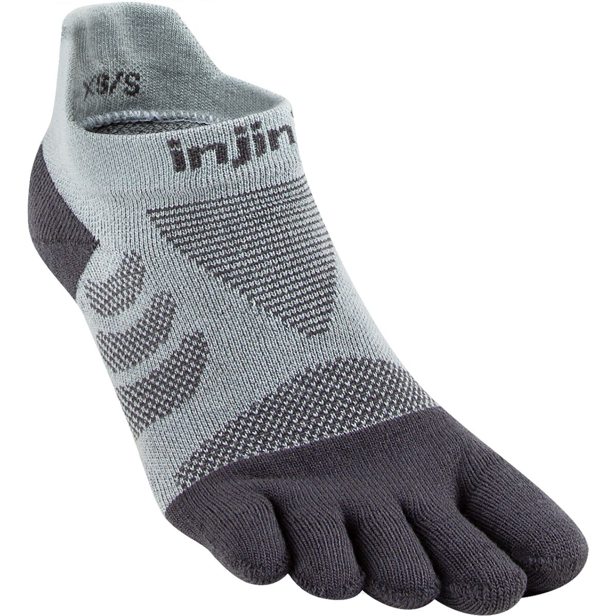 Injinji Injinji Ultra Run No-Show CoolMax Sock - Women's Slate, XS/S