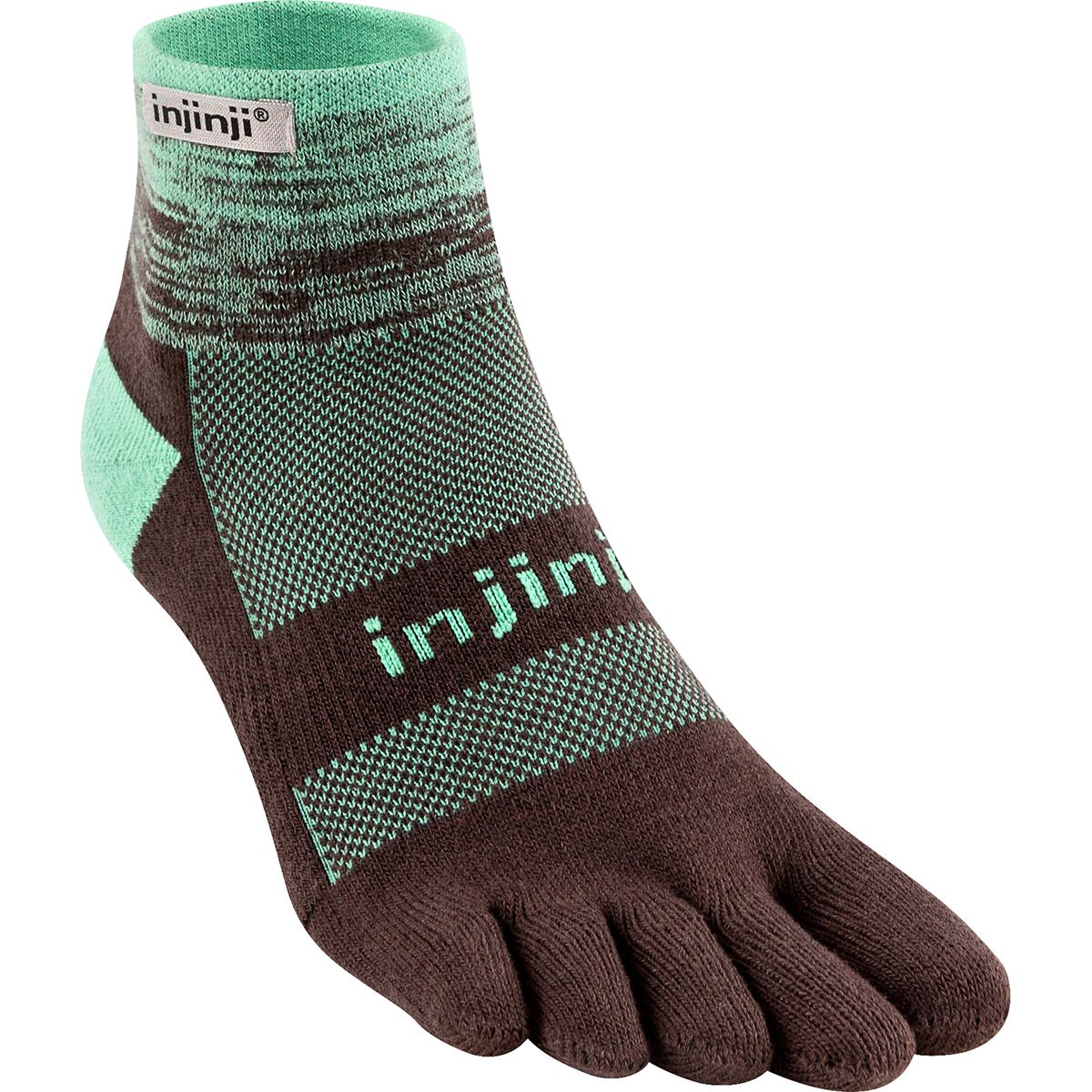 INJINJI Trail Midweight Mini-Crew, Color: Mint, Size: S (213130-MNT-S)